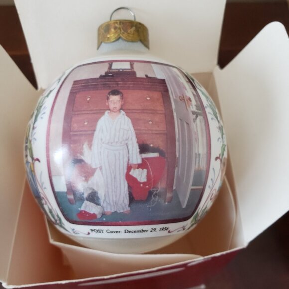 VTG Hallmark Keepsake Ornament Norman Rockwell Bottom Drawer Christmas Ornament - Picture 1 of 1